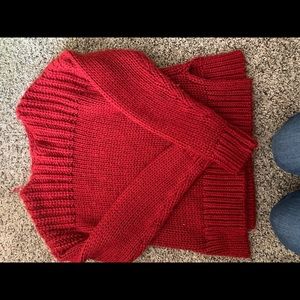 Red sweater